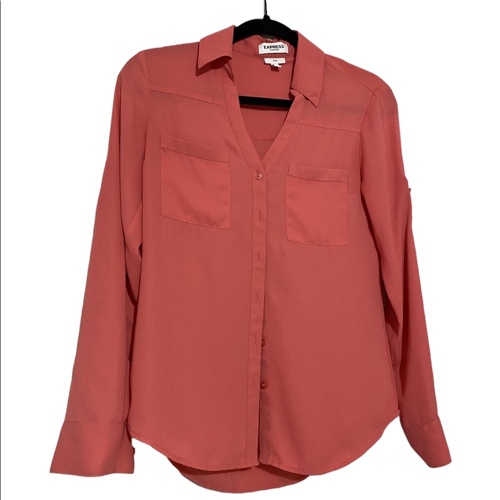 Express Portifino Slim Fit Blouse